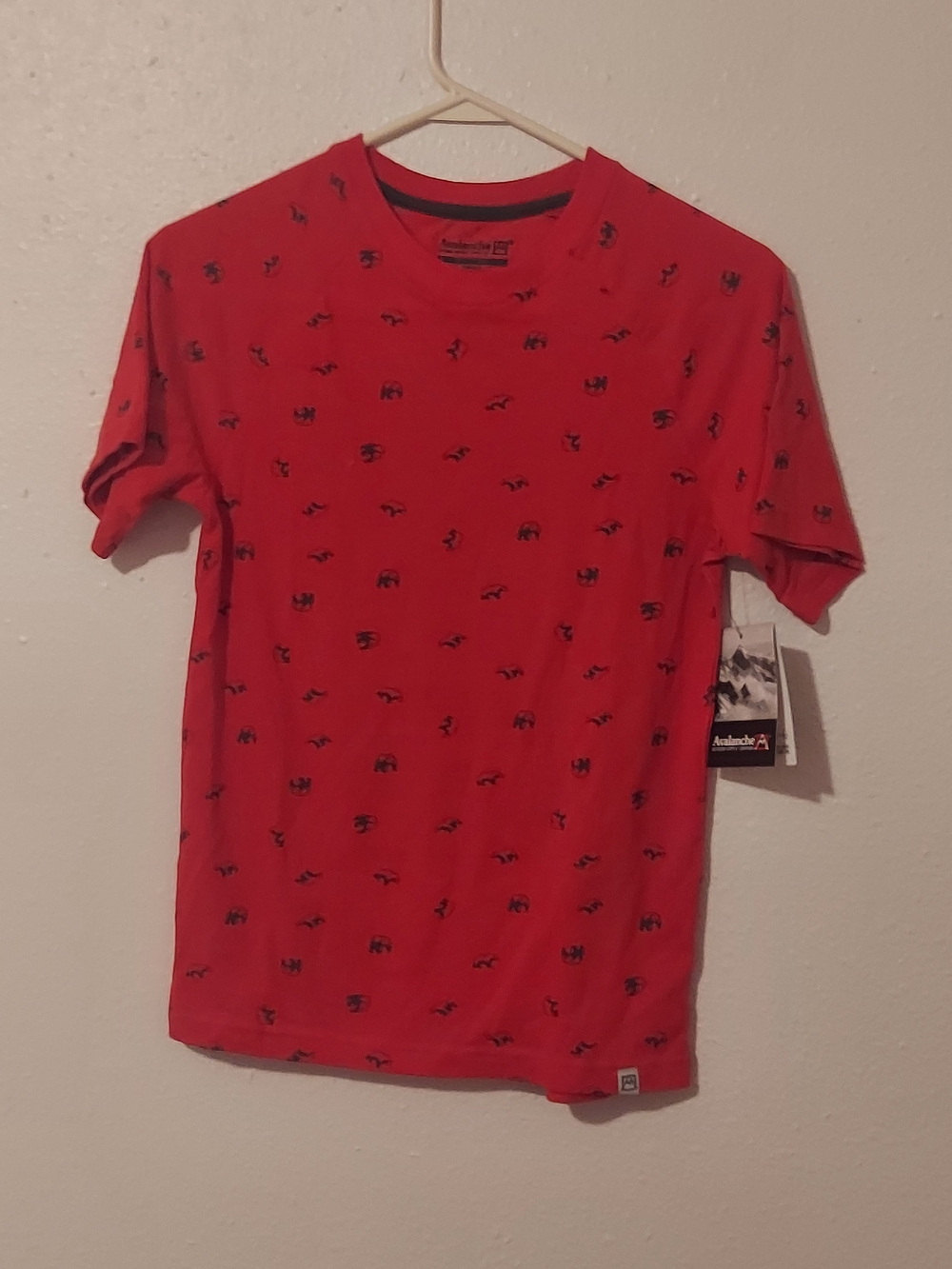 Avalanche Red Short-Sleeve Tee with Beard